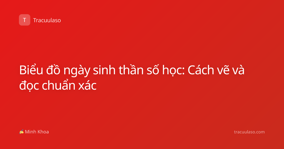 Biểu đồ ngày sinh thần số học: Cách vẽ và đọc chuẩn xác